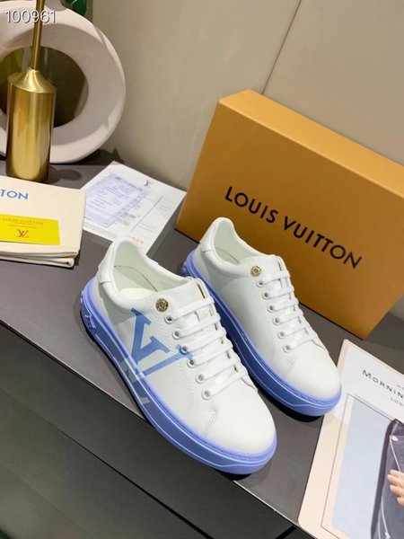 Louis Vuitton Silk leather sneakers