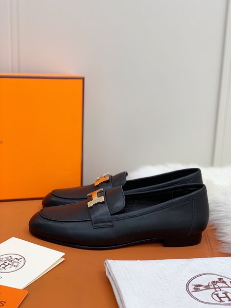 Hermes H buckle loafers