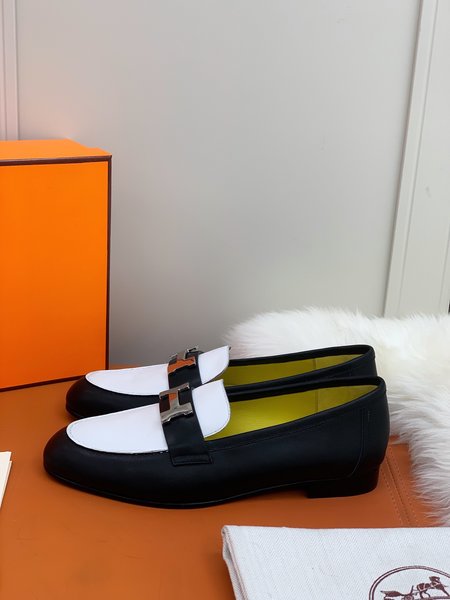 Hermes H buckle loafers