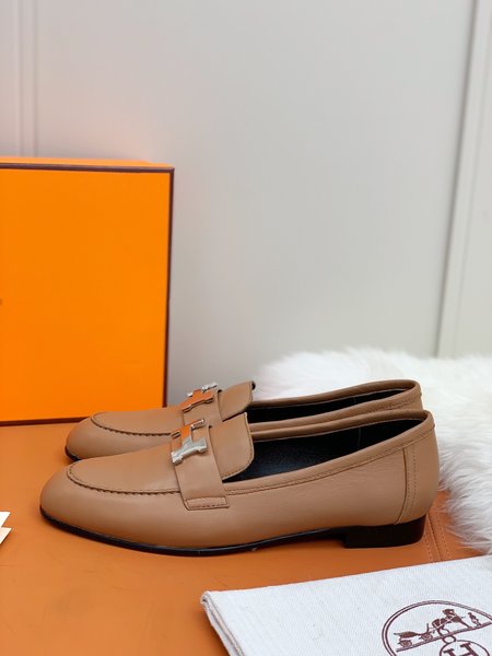 Hermes H buckle loafers