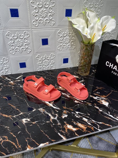 Chanel Velcro sandals new