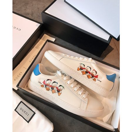 Gucci Disney Donald Duck Casual Flat Sneakers