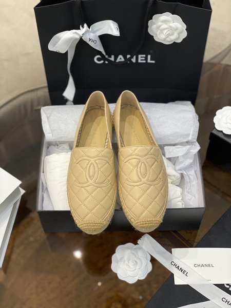 Chanel Lingge Espadrilles silk sheepskin lining