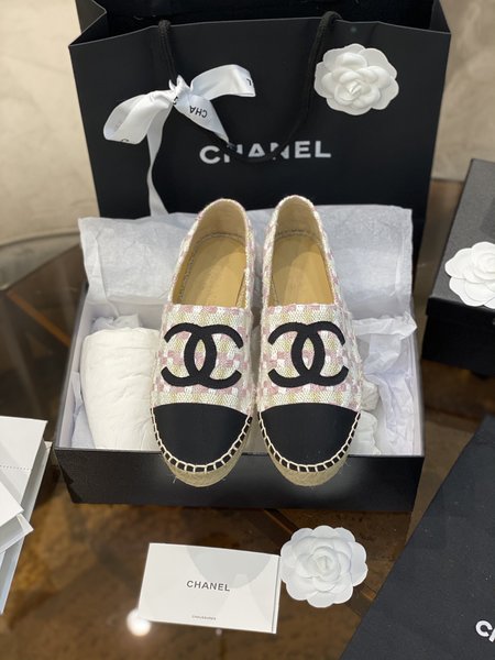 Chanel Lingge Espadrilles silk sheepskin lining