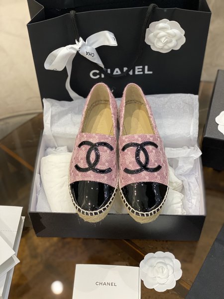 Chanel Lingge Espadrilles silk sheepskin lining