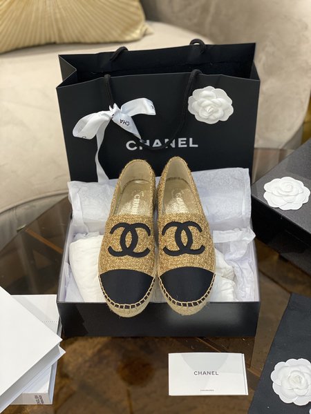 Chanel Lingge Espadrilles silk sheepskin lining