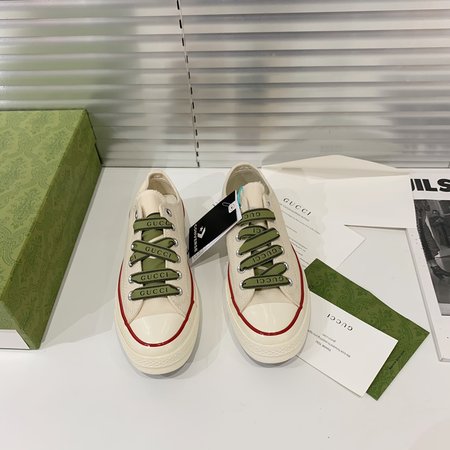 Gucci Converse joint model with 2 pairs of shoelaces