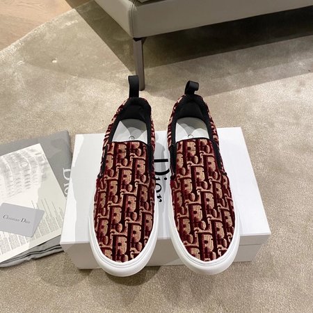 Dior Velvet Oblique loafers