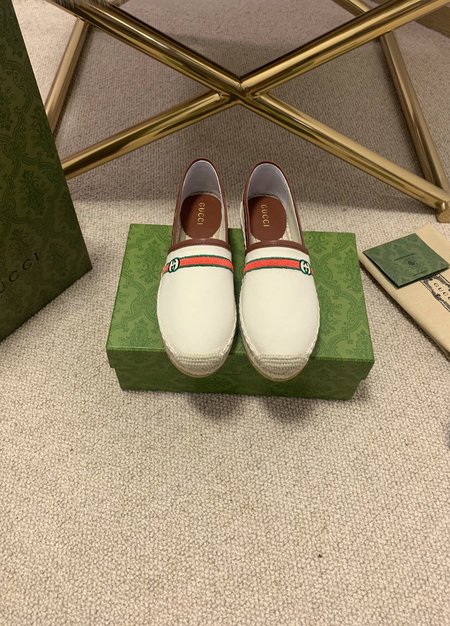 Gucci Classic GG canvas Espadrilles slippers