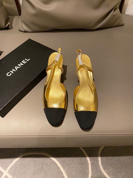 Chanel Slingback Classic Backspace Sandals Series