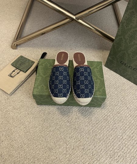 Gucci Classic GG jacquard canvas Espadrilles