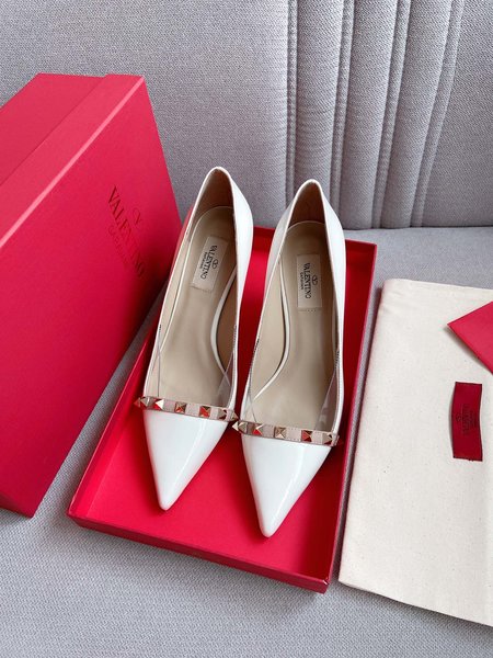 Valentino Rivet Patent Leather Pumps