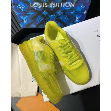 Louis Vuitton Transparent sneaker side brand logo