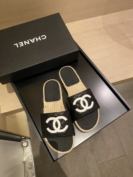 Chanel Drill nail slippers Espardrilles