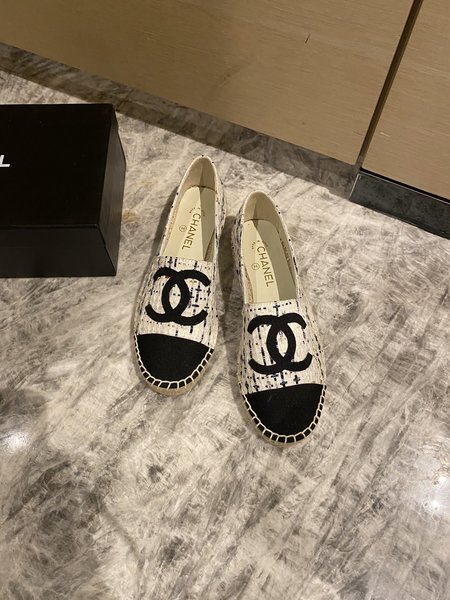 Chanel Espadrilles silk sheepskin lining