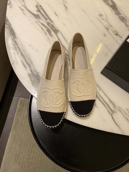 Chanel Espadrilles silk sheepskin lining