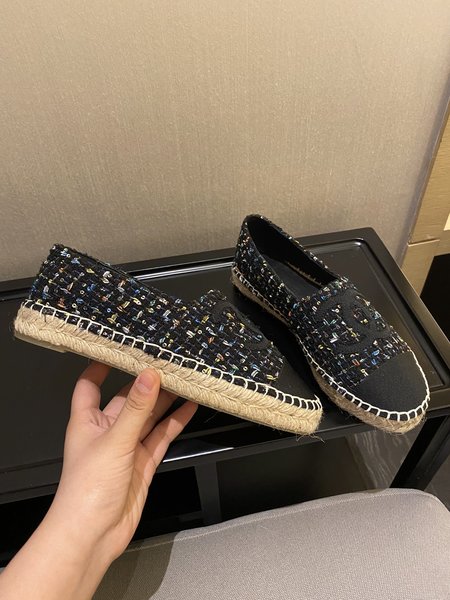 Chanel Espadrilles silk sheepskin lining