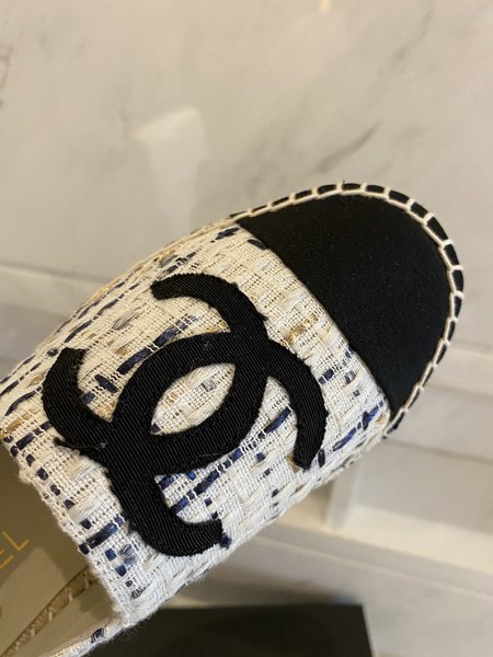 Chanel Espadrilles silk sheepskin lining