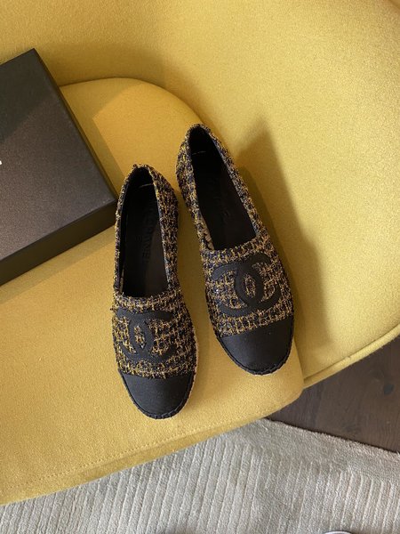 Chanel Espadrilles silk sheepskin lining