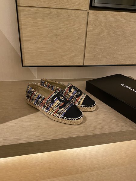 Chanel Espadrilles silk sheepskin lining