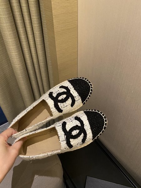 Chanel Espadrilles silk sheepskin lining