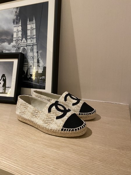 Chanel Espadrilles silk sheepskin lining