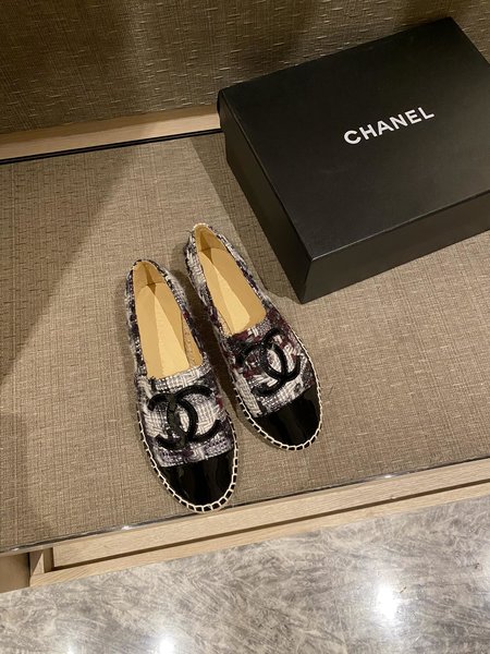 Chanel Espadrilles silk sheepskin lining