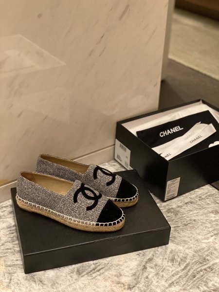 Chanel Espadrilles silk sheepskin lining