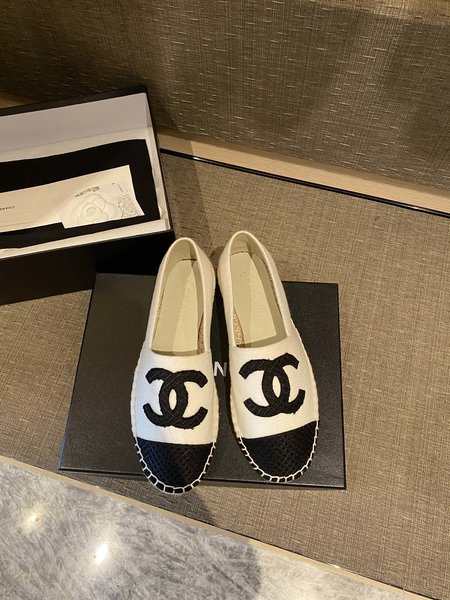 Chanel Espadrilles silk sheepskin lining