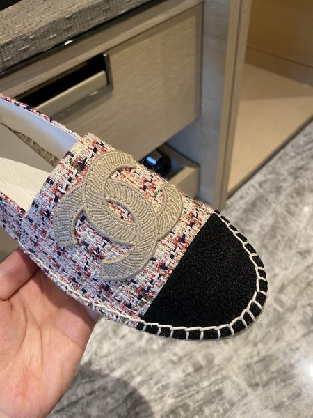 Chanel Espadrilles silk sheepskin lining