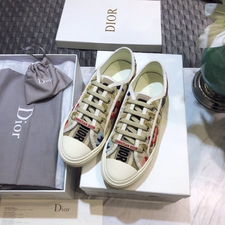 Dior Imported lambskin woven fabric casual shoes