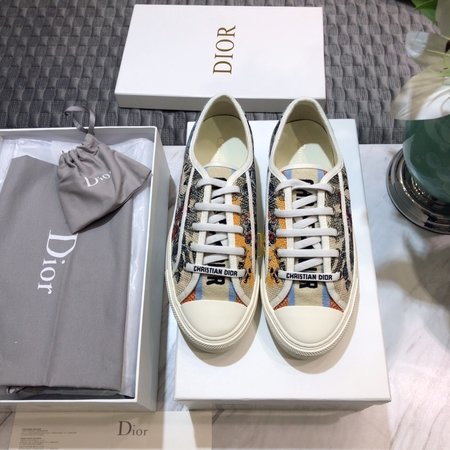 Dior Imported lambskin woven fabric casual shoes