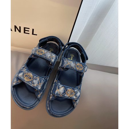 Chanel Velcro sandals