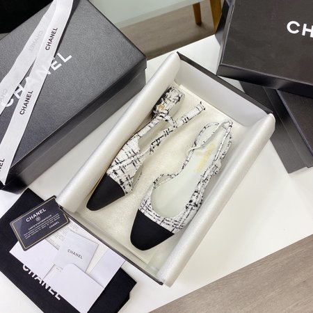 Chanel Classic sandals sheepskin lining silk sheepskin