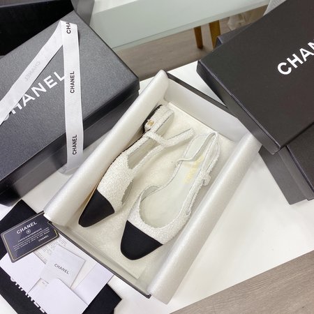 Chanel Classic sandals sheepskin lining silk sheepskin