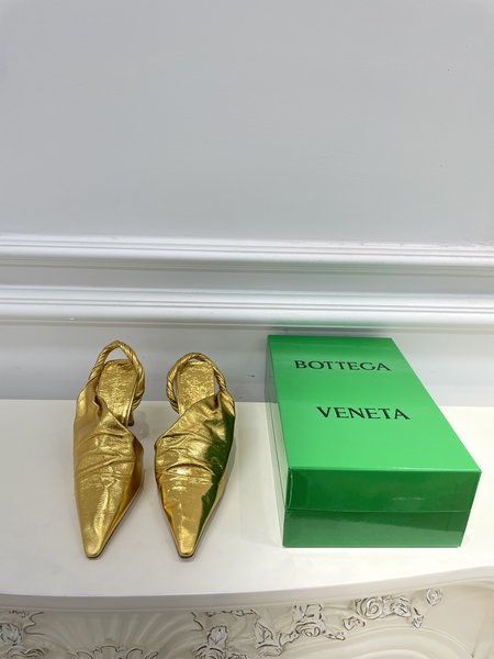 Bottega Veneta BV kelp shoes imported butter leather high-heeled sandals