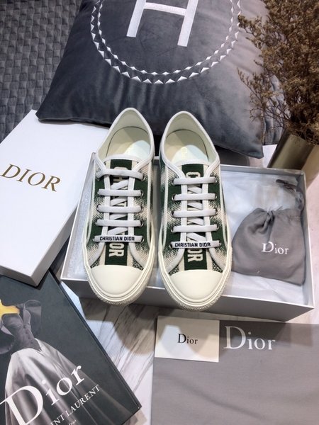 Dior Imported lambskin woven fabric casual shoes