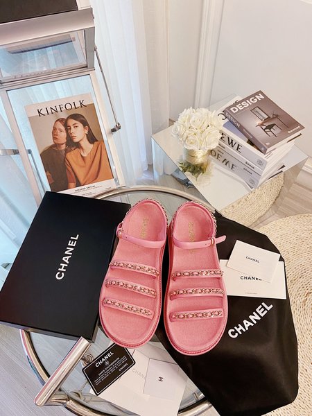 Chanel Sandals CC Logo