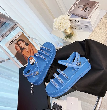 Chanel Sandals CC Logo