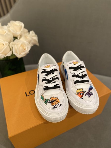 Louis Vuitton Ollie casual shoes 3D color printing