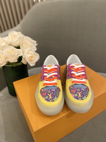 Louis Vuitton Ollie casual shoes 3D color printing