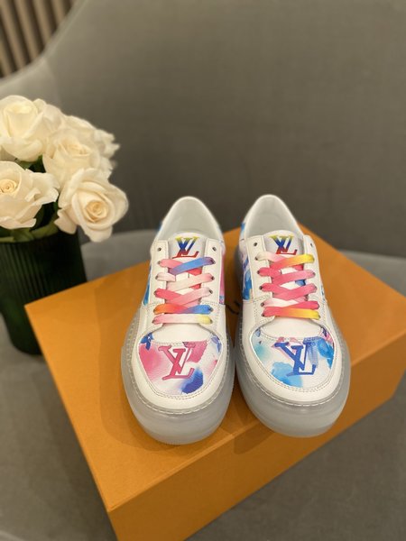 Louis Vuitton Ollie casual shoes 3D color printing