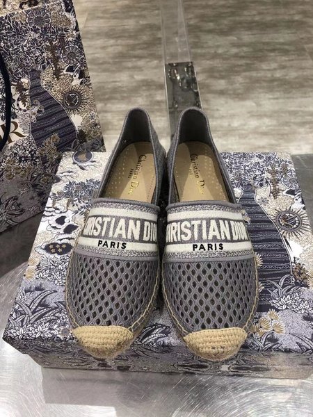 Dior Patterned jacquard embroidery Espadrilles