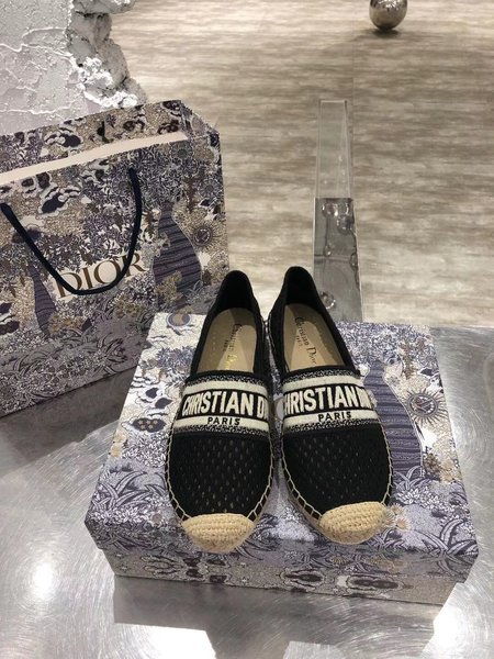 Dior Patterned jacquard embroidery Espadrilles