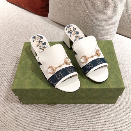 Gucci GG horsebit sandals/slippers
