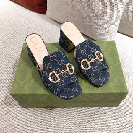 Gucci GG horsebit sandals/slippers