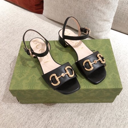 Gucci GG horsebit sandals/slippers