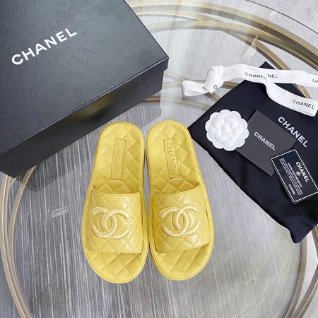 Chanel Slippers soft sheepskin