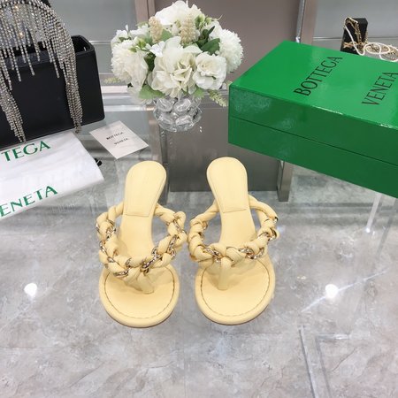 Bottega Veneta Chain high heel slippers