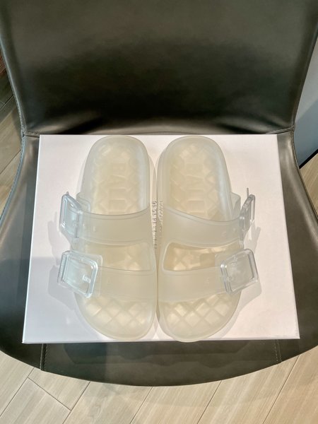 Balenciaga Transparent candy color slippers transparent TPU material